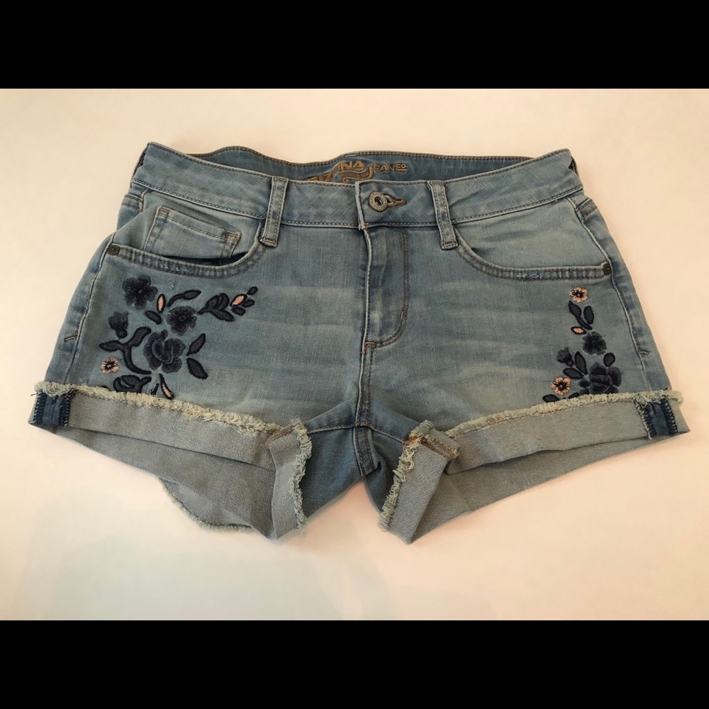 Floral detail shorts